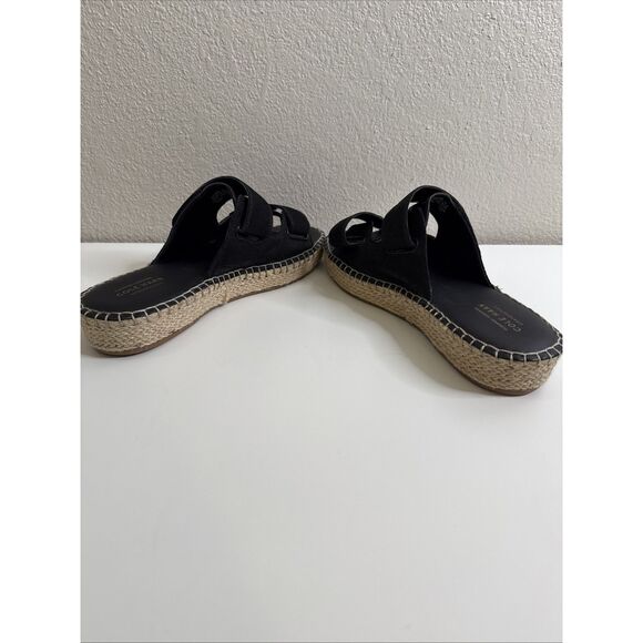 Cole Haan Cloudfeel Grandseries Black Slides Slip On Sandals Size 10 Adjustable - Picture 6 of 11